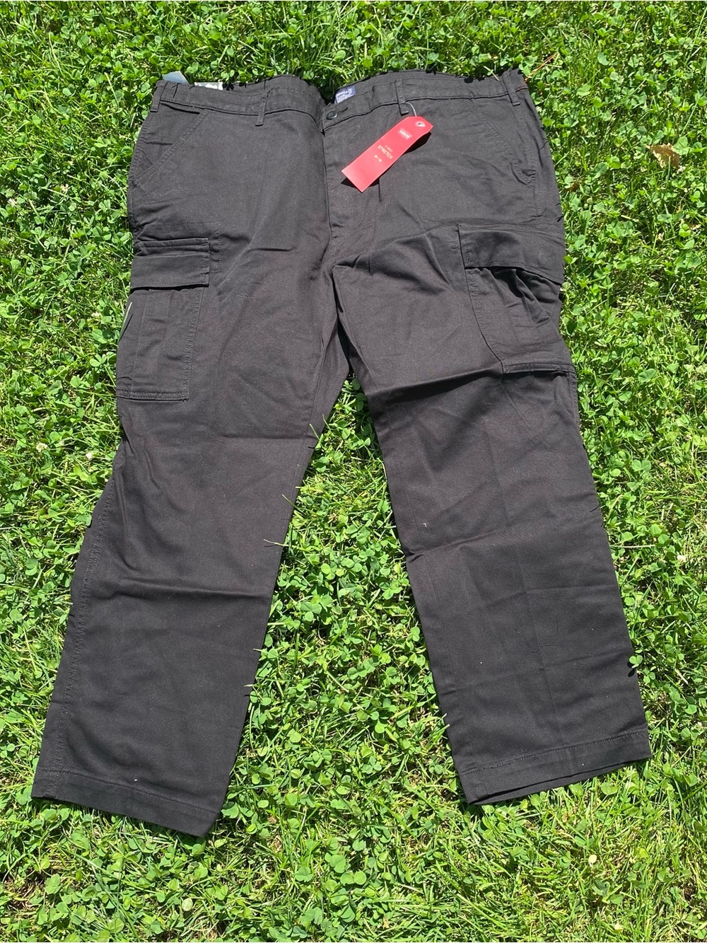Levi’s Men's Black Cargo Pants with Multiple Utility Pockets